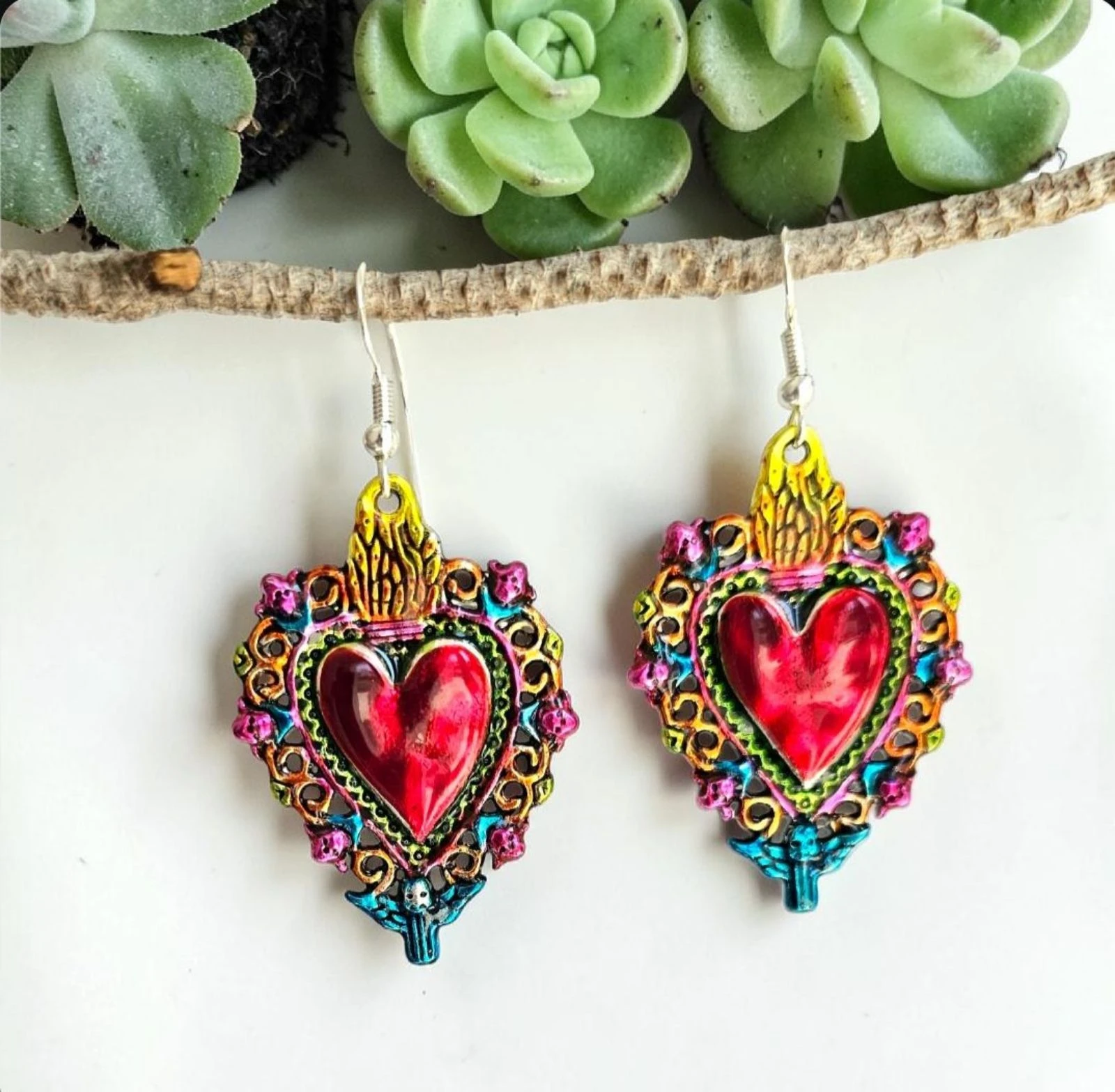 Boucles d'oreilles Sagrado Corazon – photo 2